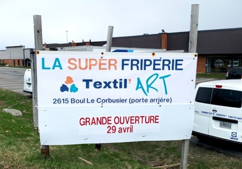 Ouverture de notre Super Friperie solidaire pour tous!